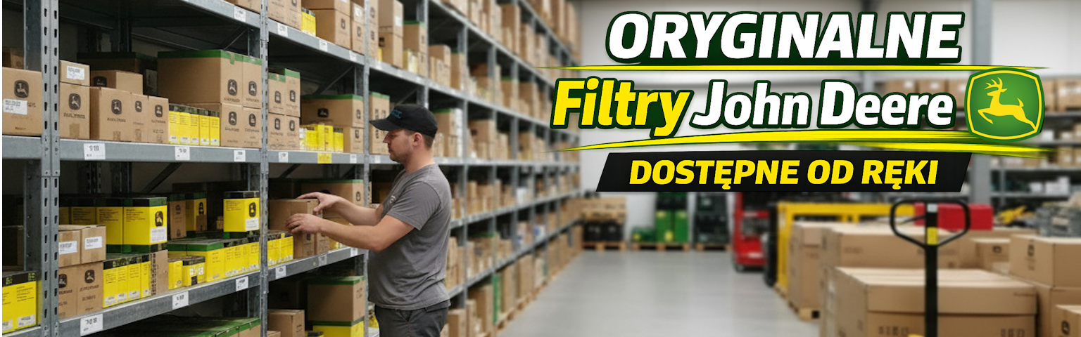 Oryginalne filtry John Deere dostępne od ręki 